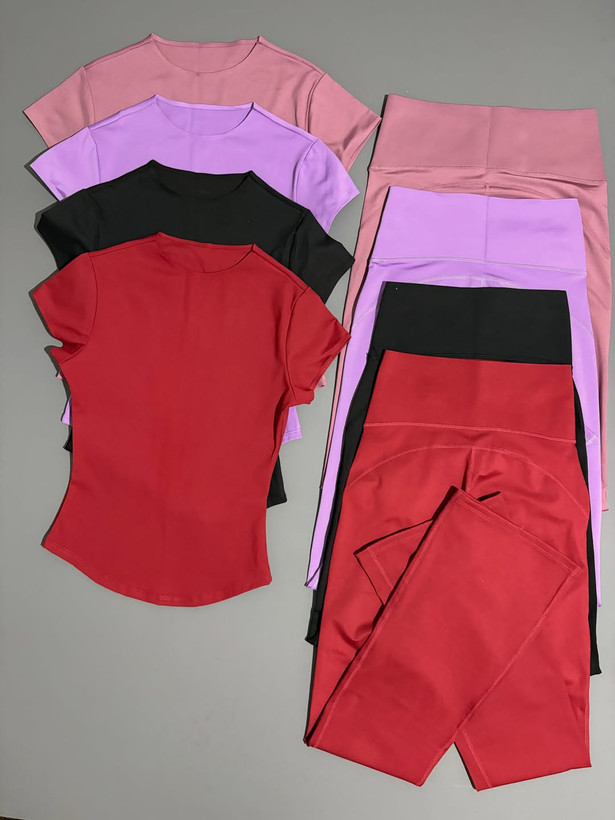ست تی شرت و لگ بوتکات زنانه